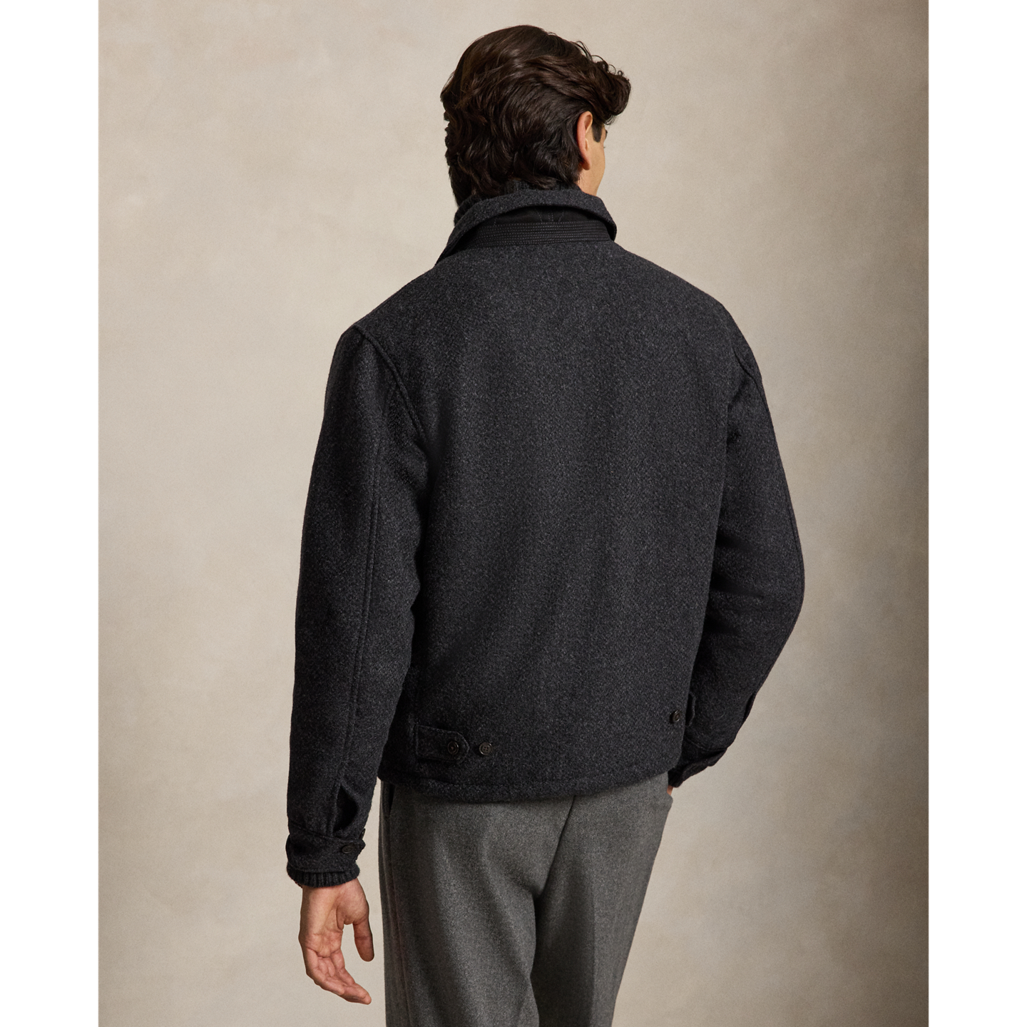 Мужская куртка Ralph Lauren The Langdon Tweed, цвет: Угольный — фото 2