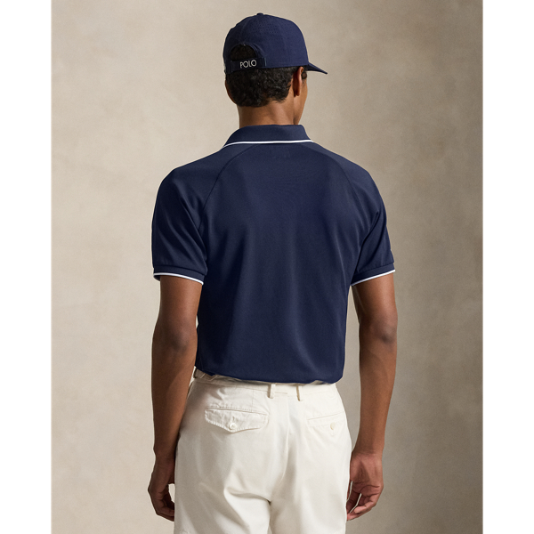 Polo Wimbledon Custom Slim Fit Polo Ralph Lauren en Marine raffin&eacute; 5