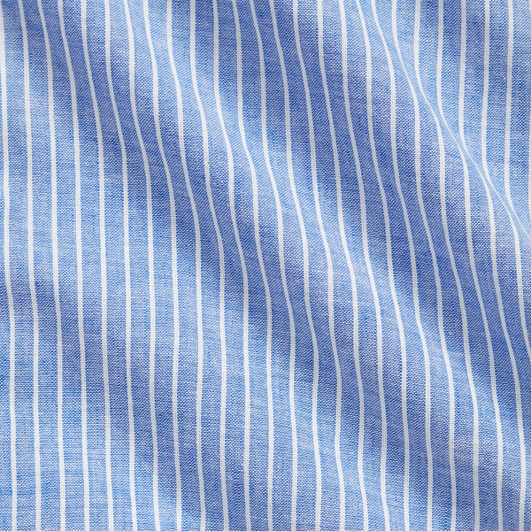 Chemise ajust&eacute;e ray&eacute;e en seersucker Polo Ralph Lauren en Bleu iris nouveau/Blanc 2