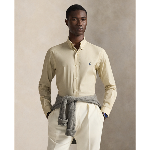 Custom-Fit Hemd aus Stretchpopeline