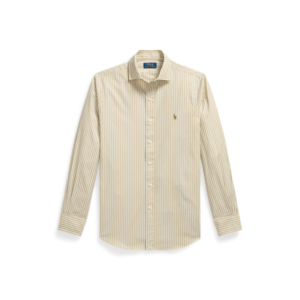 Custom Fit Striped Stretch Oxford Shirt
