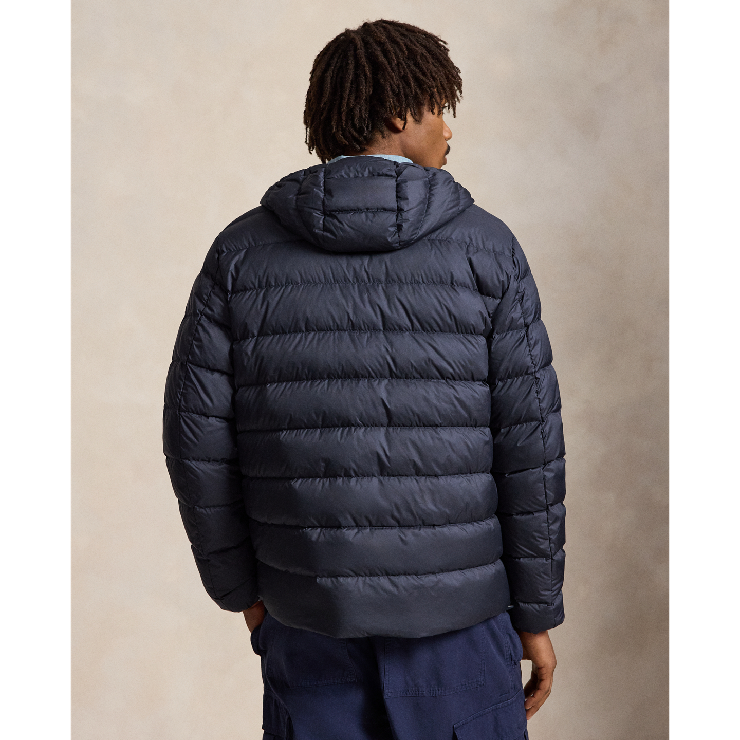Мужская куртка Ralph Lauren The Colden Packable Down, цвет: Тёмно-синий — фото 2