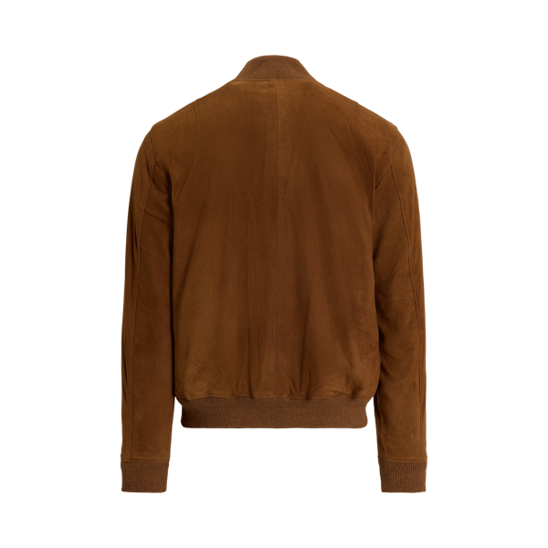 Suede Flight Jacket Polo Ralph Lauren en Brun campagnard 2
