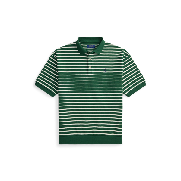 Polo Ralph Lauren 릴렉스핏 스트라이프 텍스처 폴로 셔츠 뉴 포리스트/네비스 2