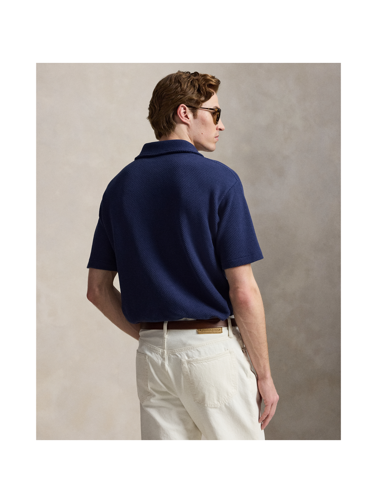 Ralph Lauren Standard Fit Textured Piqué Polo Shirt — фото 2