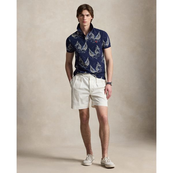 Sailboat Race Newport Navy Custom Slim Fit Sailboat Mesh Polo Shirt Polo Ralph Lauren 4