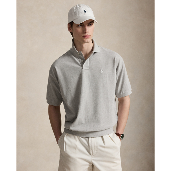 Spring Heather Relaxed Fit Mesh Polo Shirt Polo Ralph Lauren 1