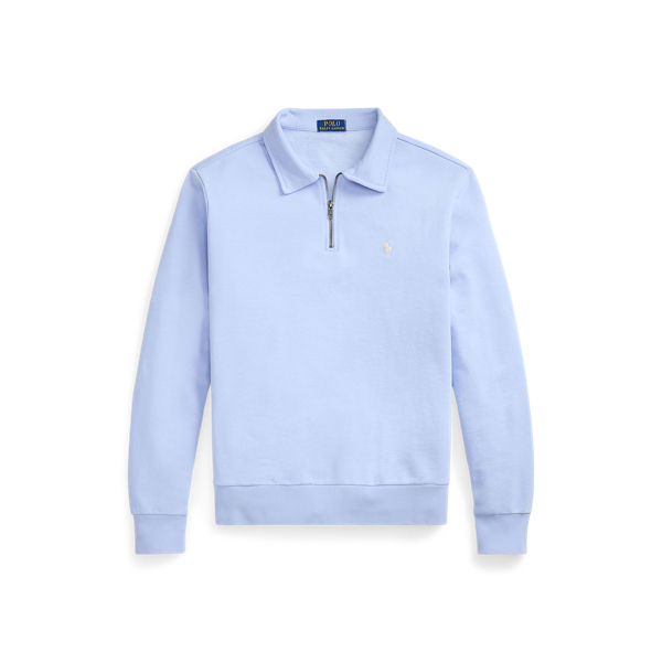 Pebble Blue Loopback Fleece Quarter-Zip Sweatshirt Polo Ralph Lauren 2