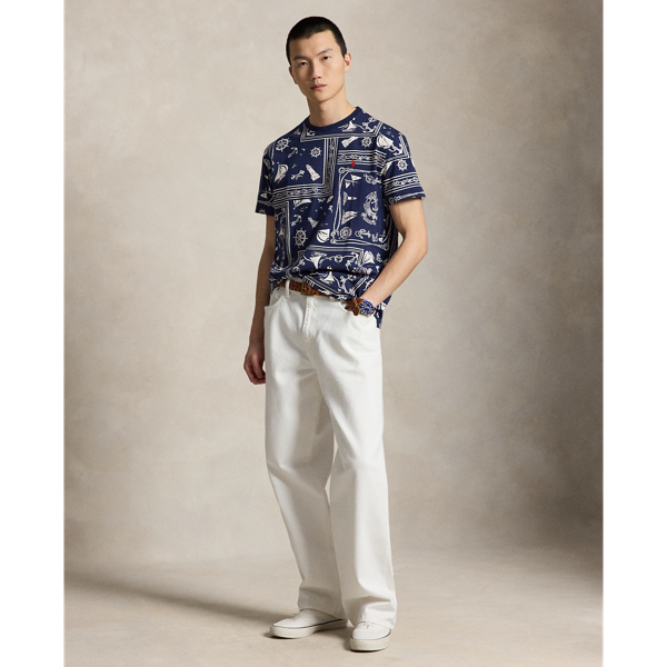 Nautical Bandanna Patchwork Classic Fit Nautical Bandanna T-Shirt Polo Ralph Lauren 4