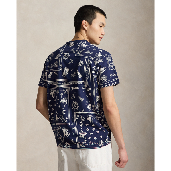 Nautical Bandanna Patchwork Classic Fit Nautical Bandanna T-Shirt Polo Ralph Lauren 5