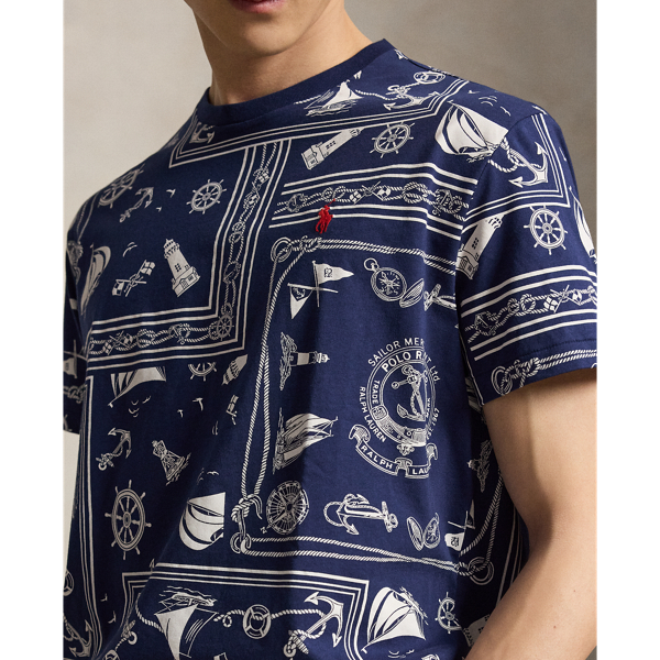 Nautical Bandanna Patchwork Classic Fit Nautical Bandanna T-Shirt Polo Ralph Lauren 6