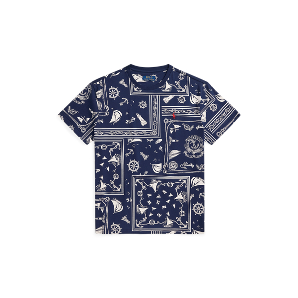 Nautical Bandanna Patchwork Classic Fit Nautical Bandanna T-Shirt Polo Ralph Lauren 2