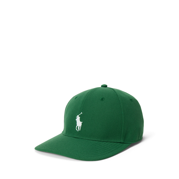 Casquette baseball serg&eacute; calotte haute Polo Ralph Lauren en Vert new forest 1