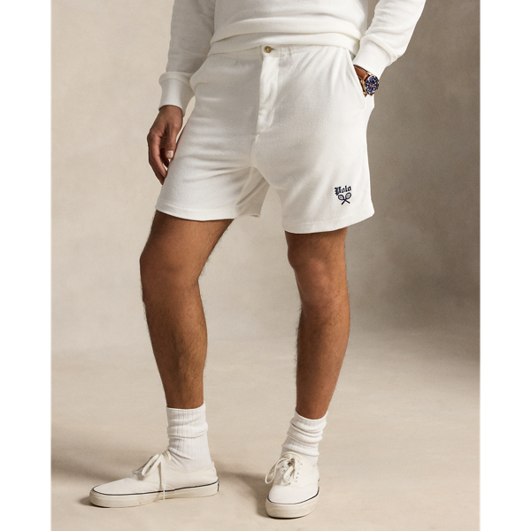 White 6-Inch Polo Prepster Terry Short Polo Ralph Lauren 4