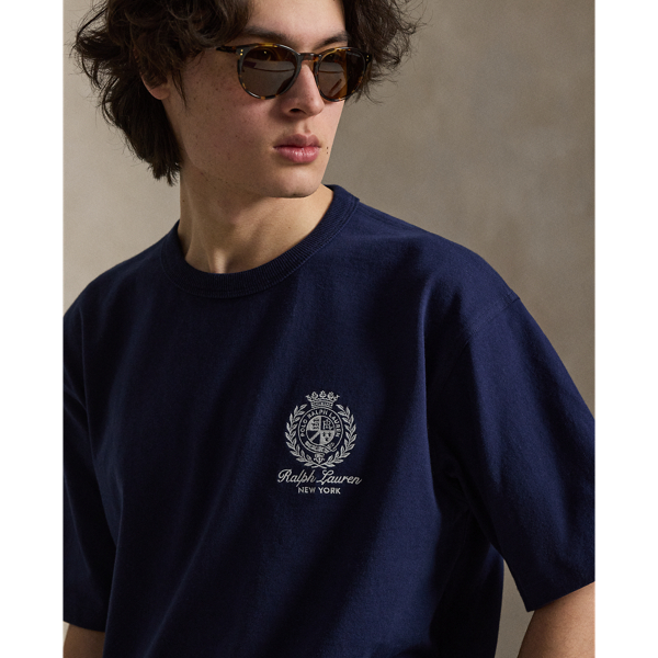 Newport Navy Relaxed Fit Jersey Graphic T-Shirt Polo Ralph Lauren 6