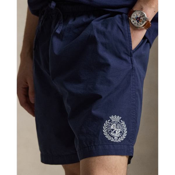 Newport Navy 6-Inch Ellison Relaxed Fit Twill Short Polo Ralph Lauren 6