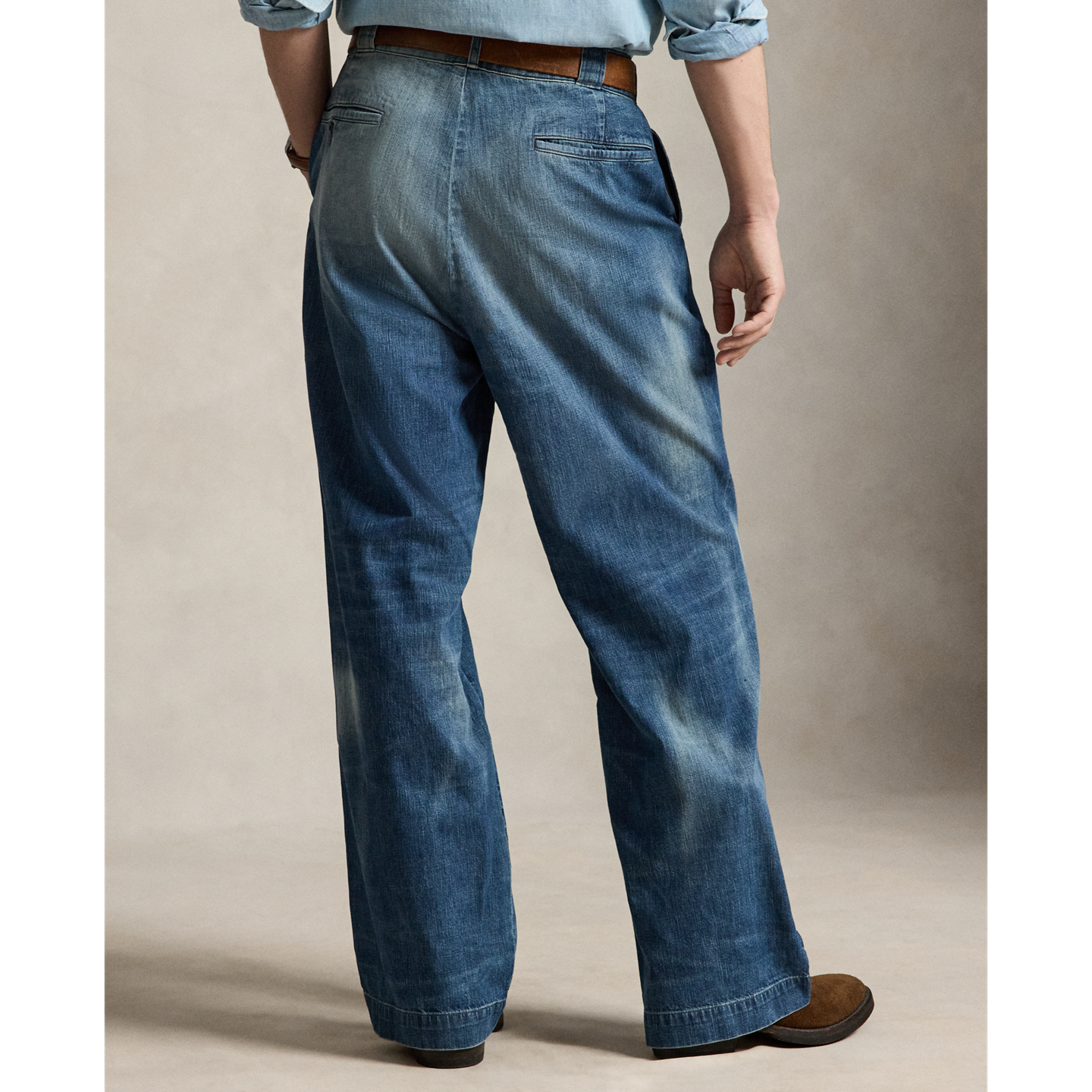 Мужские брюки Polo Ralph Lauren The Denim Big Chino, цвет: Индиго — фото 2