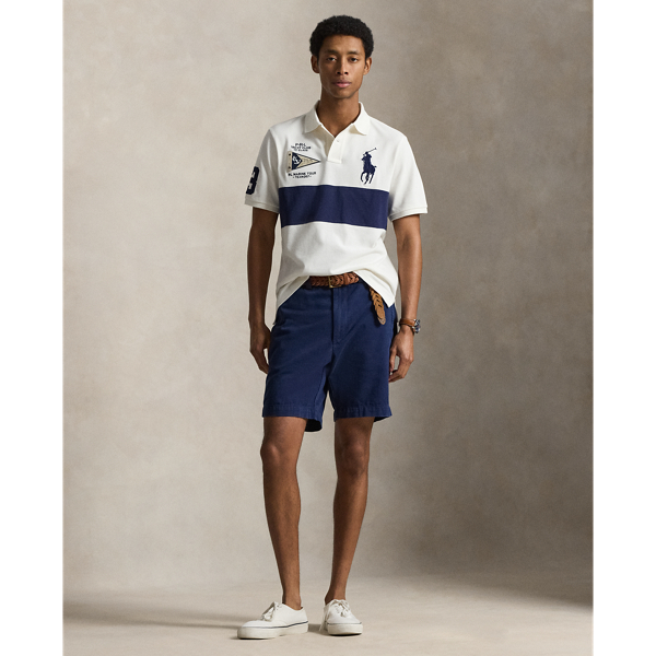 Nevis/ Newport Navy Classic Fit Big Pony Mesh Polo Shirt Polo Ralph Lauren 4
