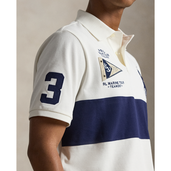 Nevis/ Newport Navy Classic Fit Big Pony Mesh Polo Shirt Polo Ralph Lauren 6