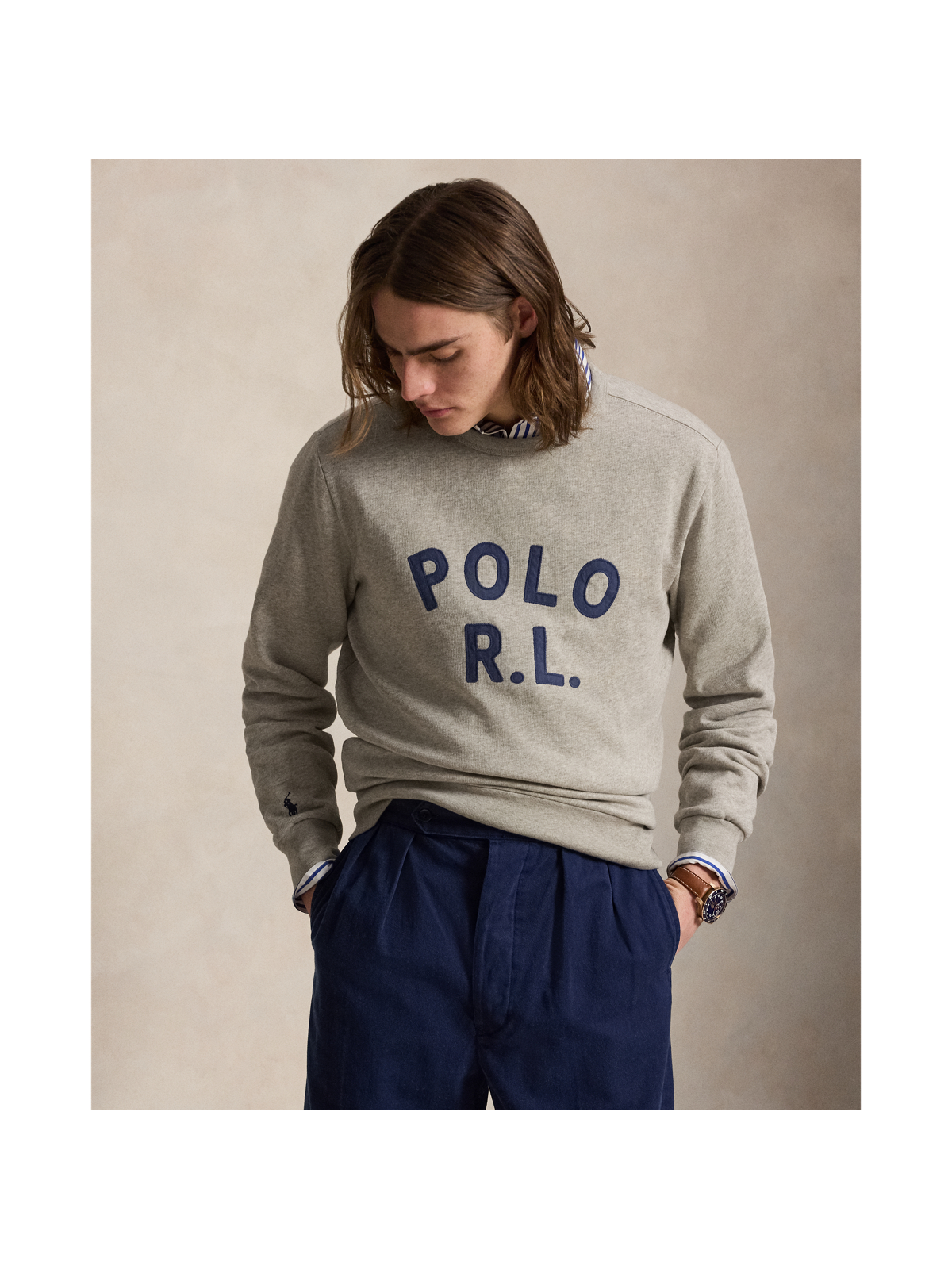 Ralph Lauren Logo Fleece Sweatshirt — фото 5