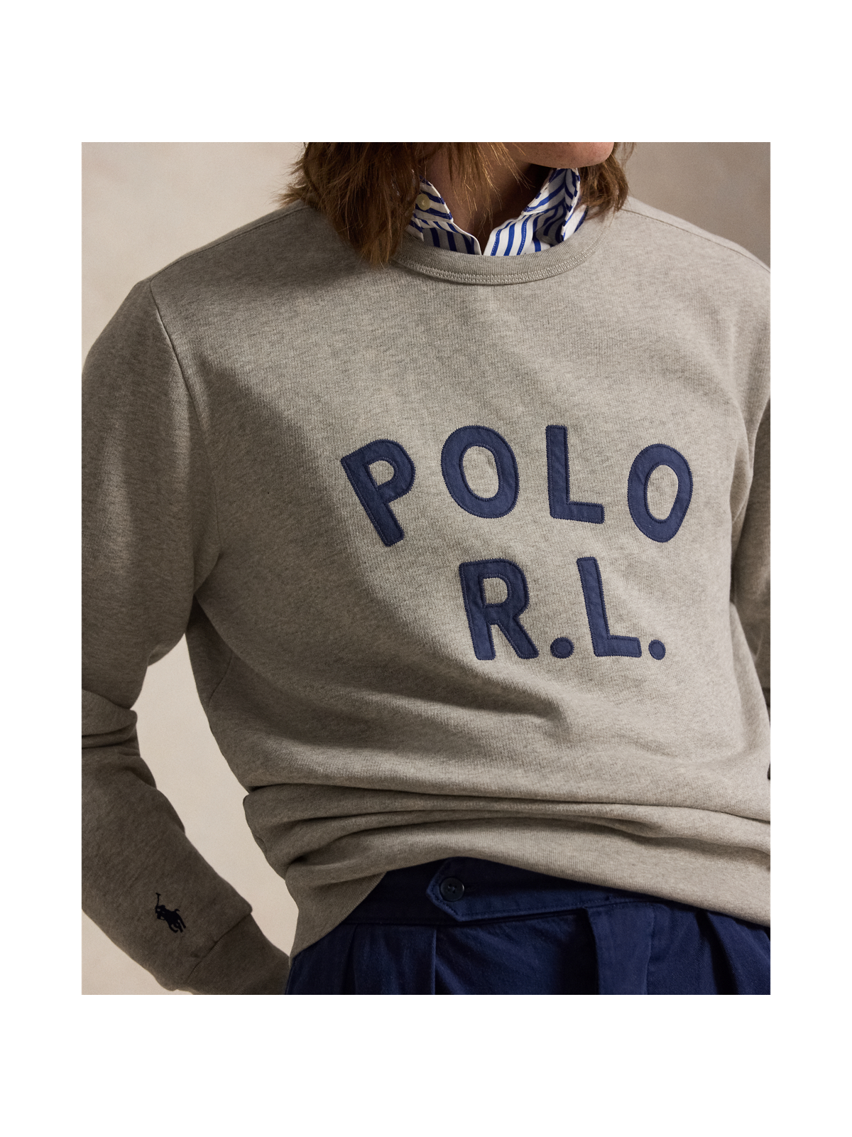 Ralph Lauren Logo Fleece Sweatshirt — фото 3