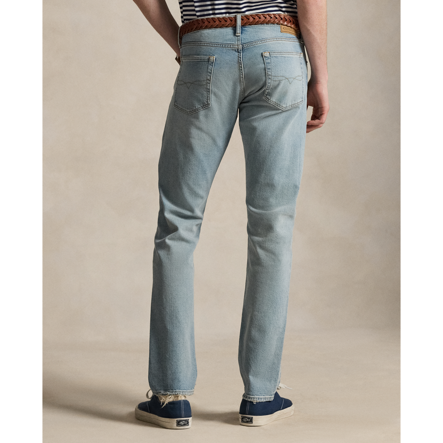 Мужские джинсы Polo Ralph Lauren Sullivan Slim Stretch, цвет: Светлый индиго — фото 3