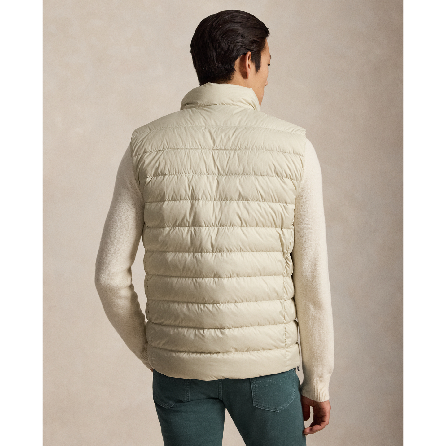 Мужской жилет Ralph Lauren The Colden Packable Down, цвет: Песочный — фото 2