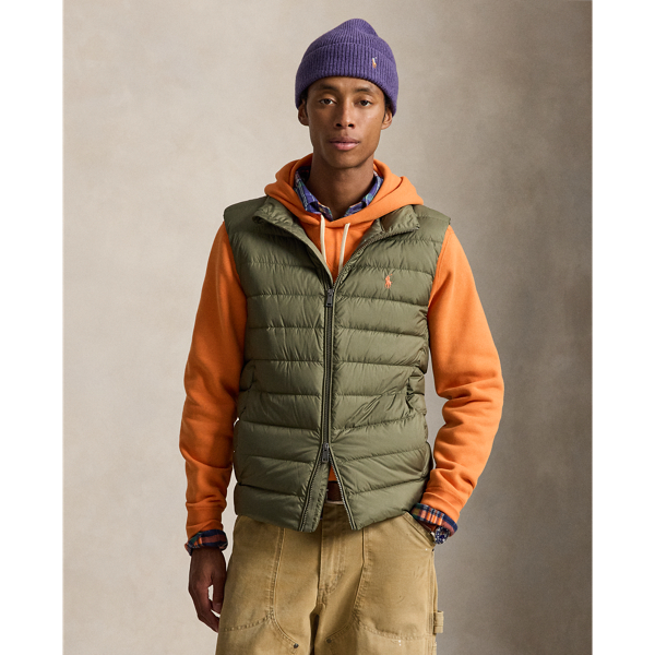Cruise Olive The Colden Packable Down Gilet Polo Ralph Lauren 1