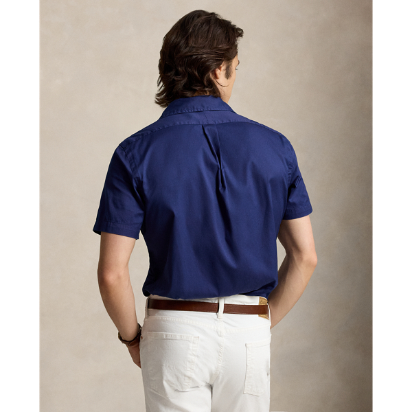 Polo Ralph Lauren 클래식핏 페더웨이트 트윌 셔츠 뉴포트 네이비 5