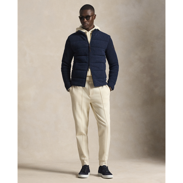Indigo Wool-Cashmere Full-Zip Sweater Polo Ralph Lauren 4