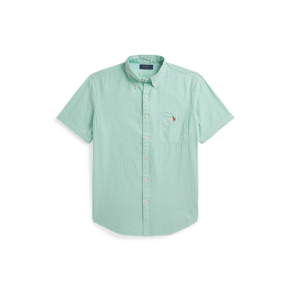 Polo Ralph Lauren RL 프렙스터 클래식핏 시어서커 셔츠 그린/화이트 1