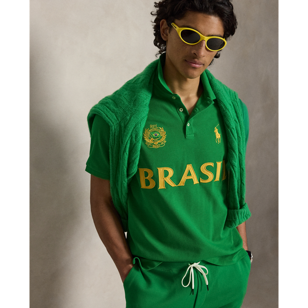 Cruise Green Classic Fit Brazil Polo Shirt Polo Ralph Lauren 7