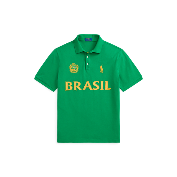 Cruise Green Classic Fit Brazil Polo Shirt Polo Ralph Lauren 2