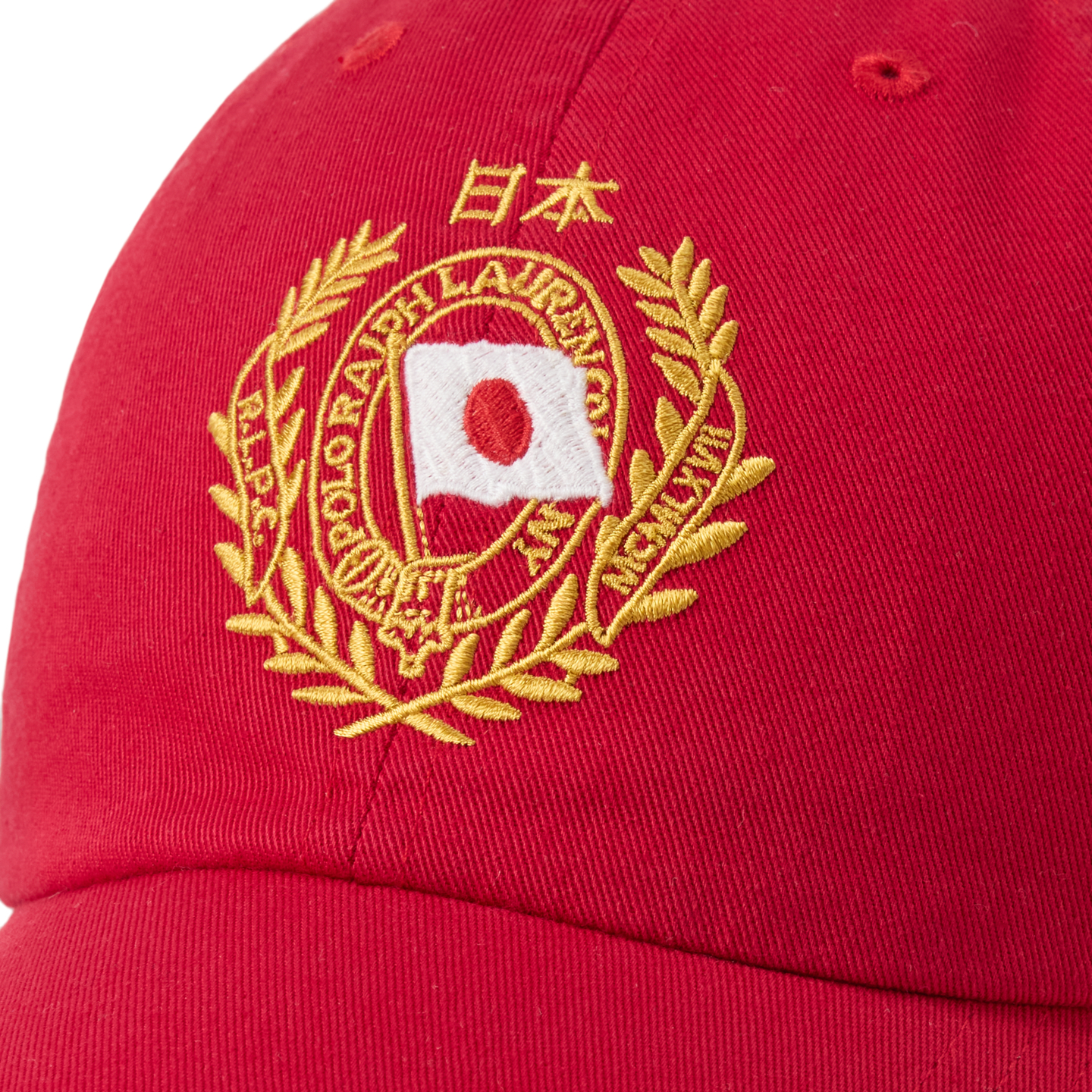 Мужская кепка Ralph Lauren Japan Twill Ball, цвет: Красный — фото 2