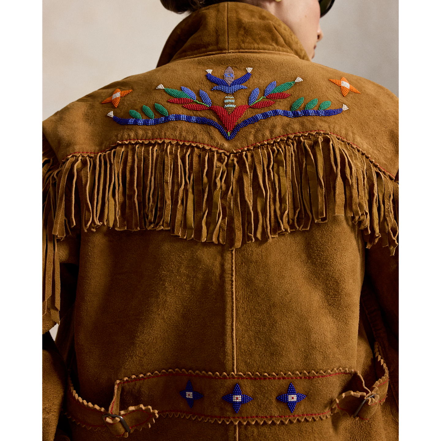 Мужская куртка Ralph Lauren PRL x TÓPA Standing Sage Fringe, цвет: Верблюжий — фото 7