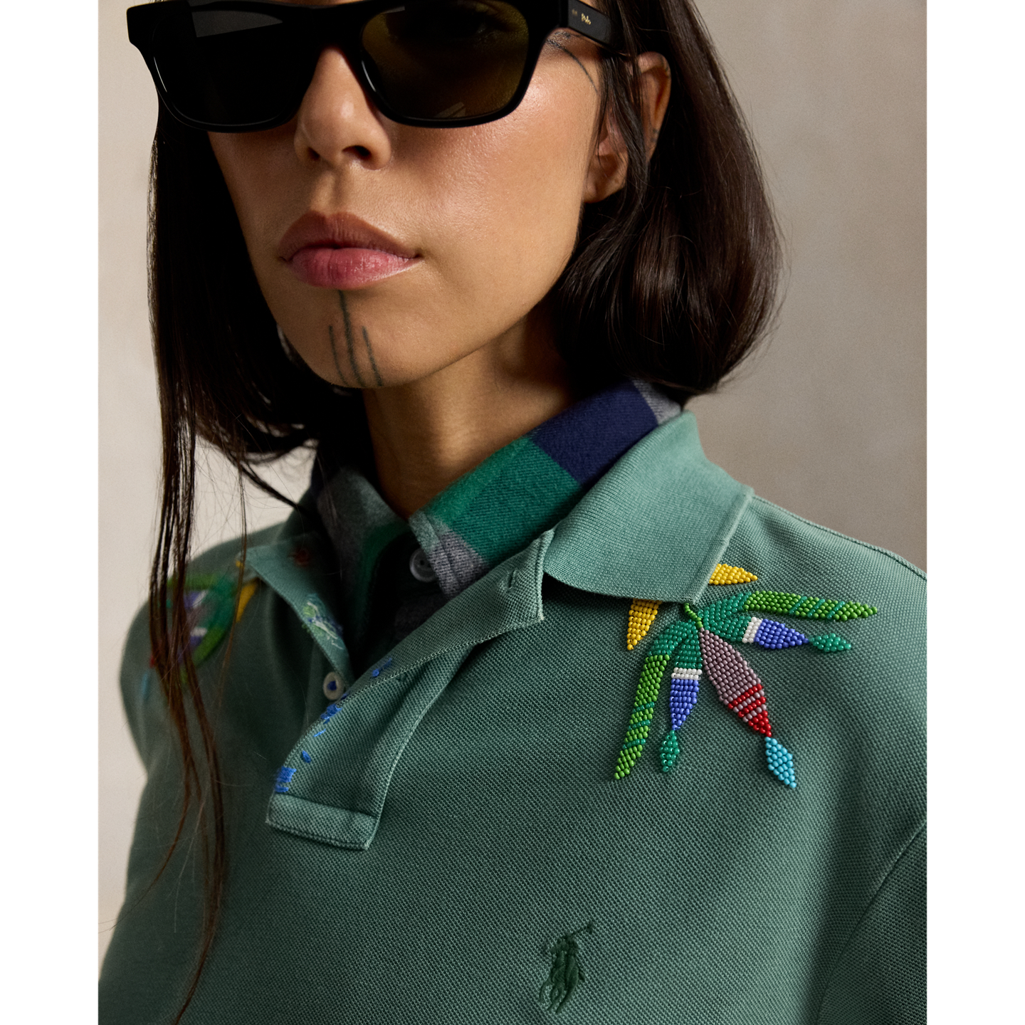 Мужское поло Ralph Lauren PRL x TÓPA Strong Sage Polo, цвет: Потёртый тёмно-зелёный — фото 5