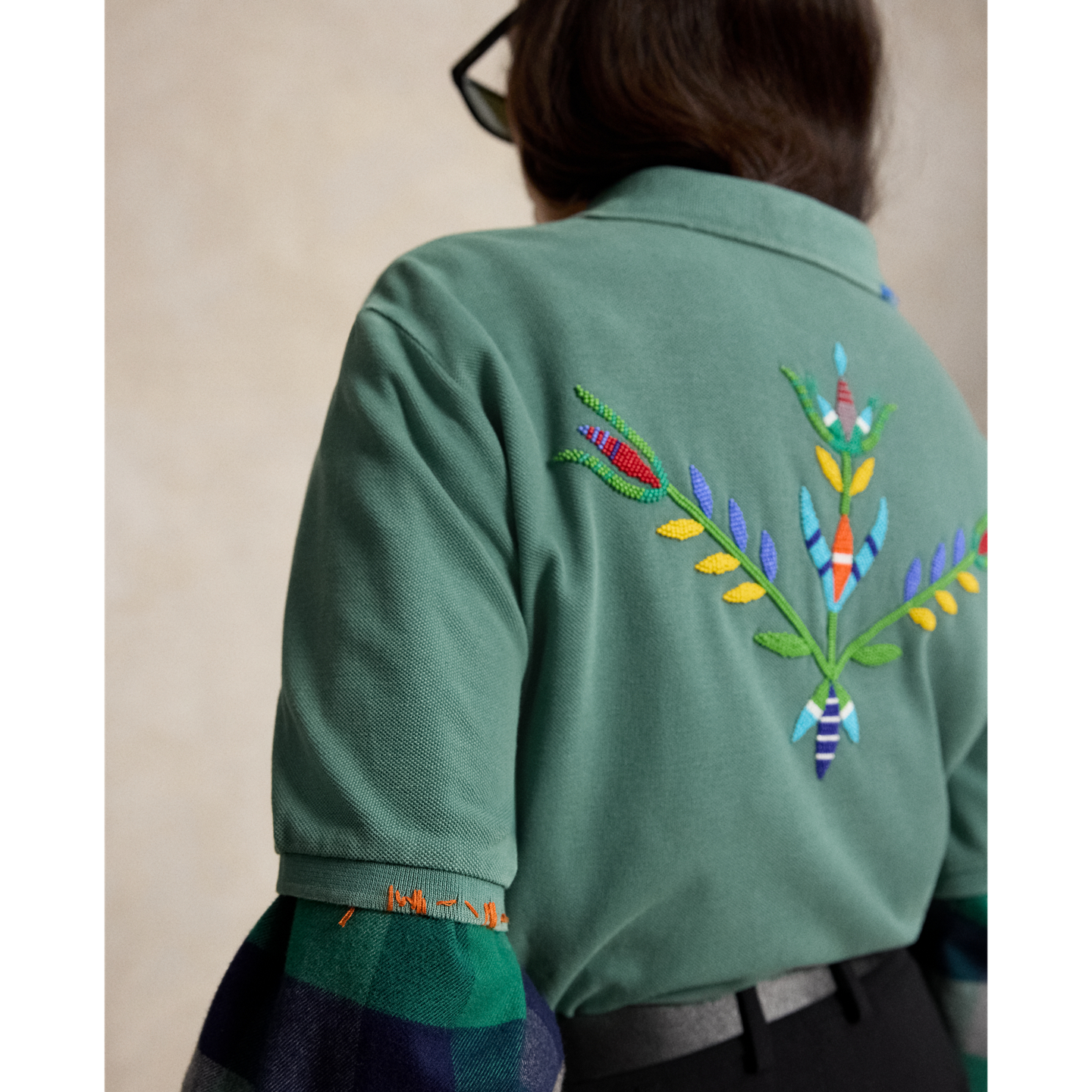 Мужское поло Ralph Lauren PRL x TÓPA Strong Sage Polo, цвет: Потёртый тёмно-зелёный — фото 6