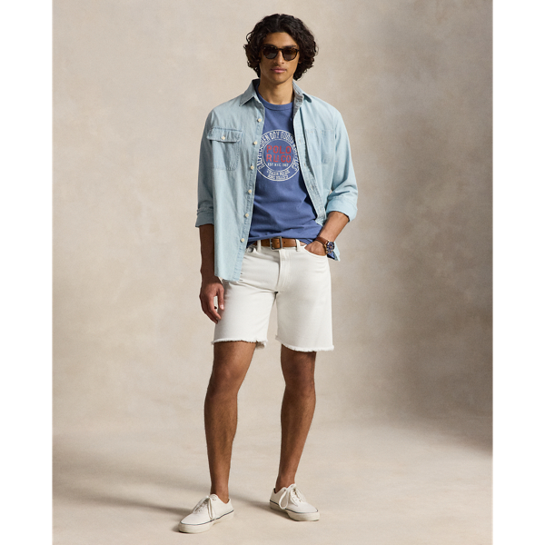 T-shirt graphique classique en jersey Polo Ralph Lauren en Royal ancien 3