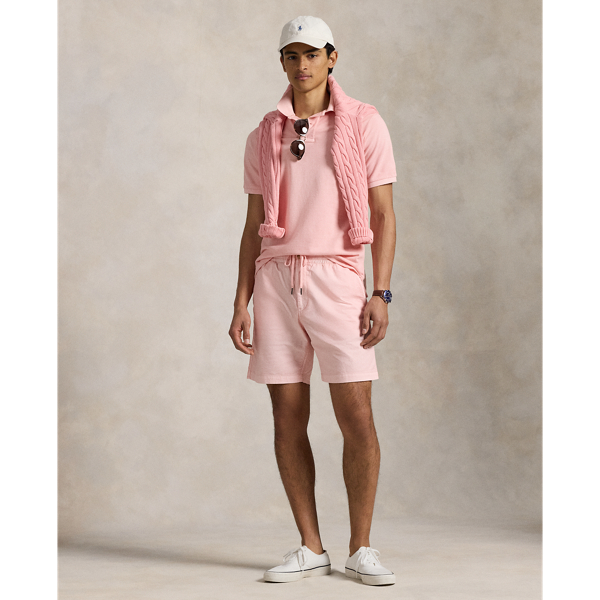 Short Prepster Polo a tintura minerale
