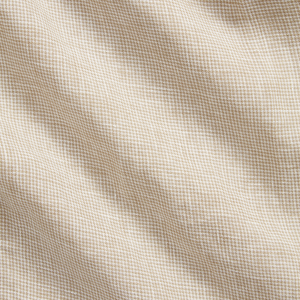 Coastal Beige/White Custom Fit Houndstooth Linen Shirt Polo Ralph Lauren 2