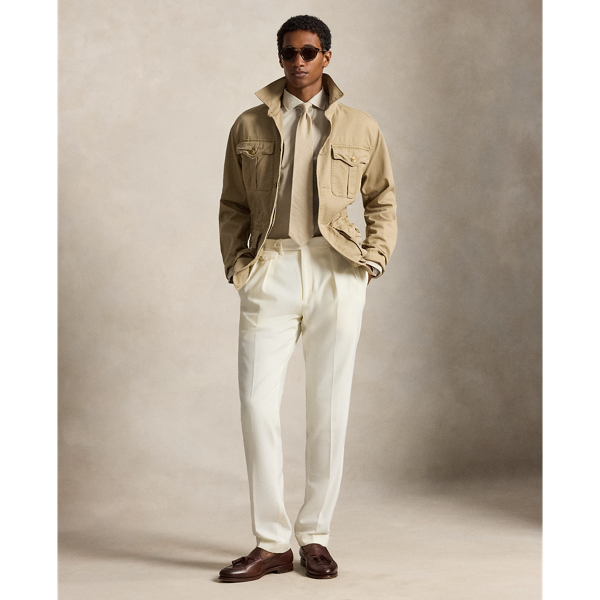 Expedition Dune Heather Custom Fit Performance Twill Shirt Polo Ralph Lauren 3