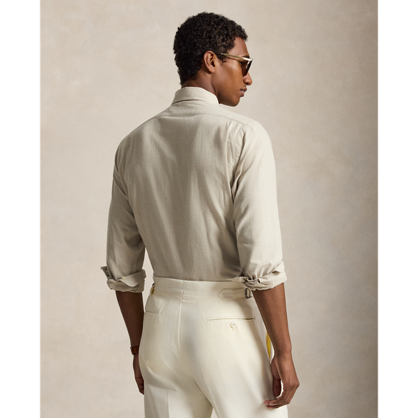 Expedition Dune Heather Custom Fit Performance Twill Shirt Polo Ralph Lauren 4