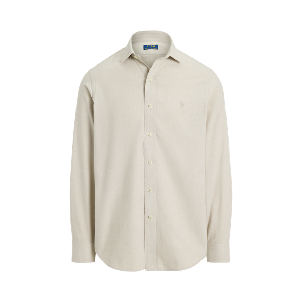 Expedition Dune Heather Custom Fit Performance Twill Shirt Polo Ralph Lauren 1