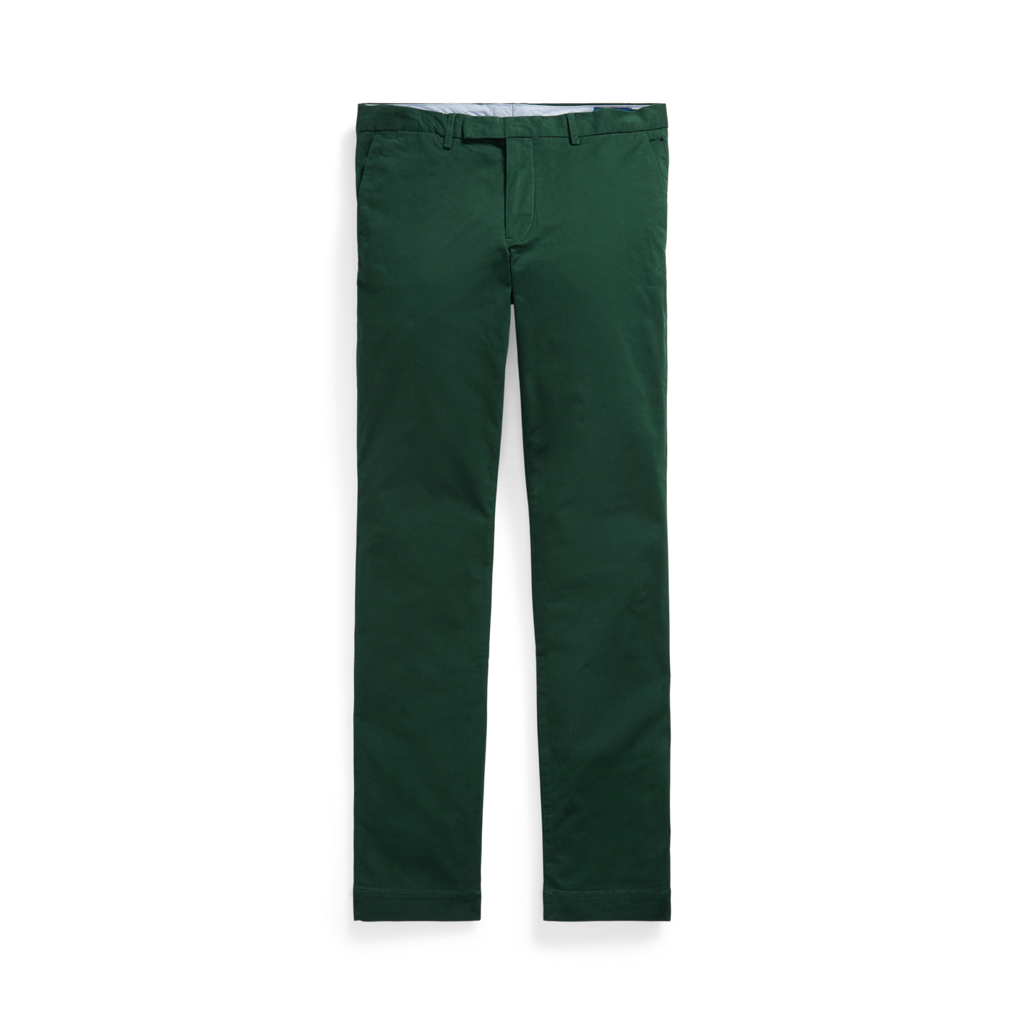 Мужские брюки Ralph Lauren Greenwich Slim Fit Stretch Chino, цвет: Зелёный — фото 5