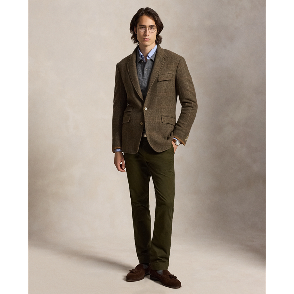 Dark Loden Greenwich Slim Fit Stretch Chino Trouser Polo Ralph Lauren 1