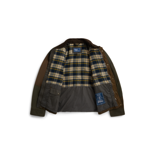 Patchwork Oilcloth Utility Jacket