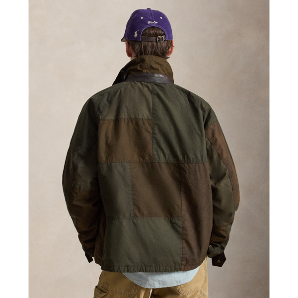 Patchwork Oilcloth Utility Jacket