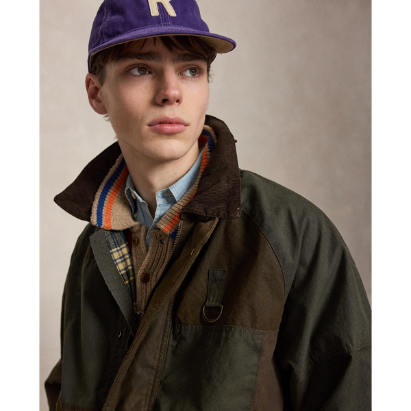 Patchwork Oilcloth Utility Jacket
