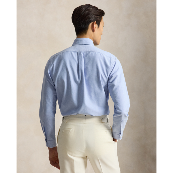 Blue Classic Fit Oxford Shirt Polo Ralph Lauren 4