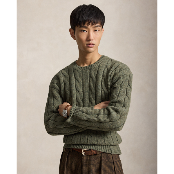 Relaxed-Fit Pullover mit Zopfmuster